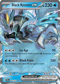 Black Kyurem ex - 048/191 - SV08: Surging Sparks (SSP) #048/191 - Double Rare Pokémon Trading Card