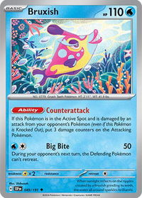 Bruxish - 049/191 - SV08: Surging Sparks (SSP) #049/191 - Uncommon Pokémon Trading Card