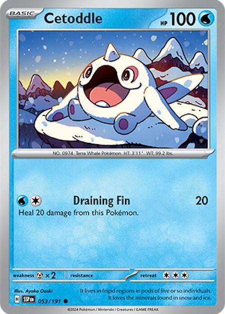 Cetoddle - SV08: Surging Sparks Pokémon trading card