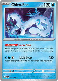 Chien-Pao - SV08: Surging Sparks (SSP) #056/191 - Rare Pokémon Trading Card