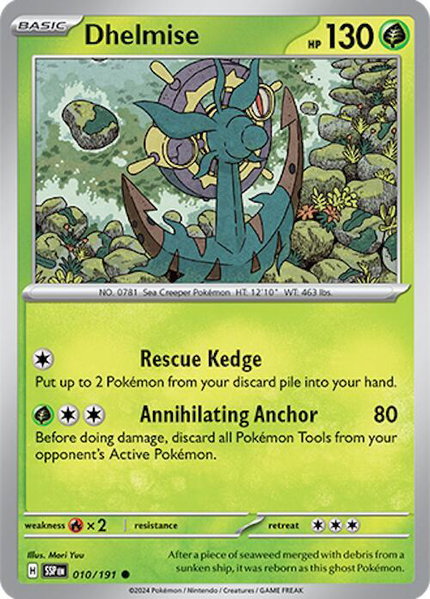 Dhelmise - SV08: Surging Sparks Pokémon trading card