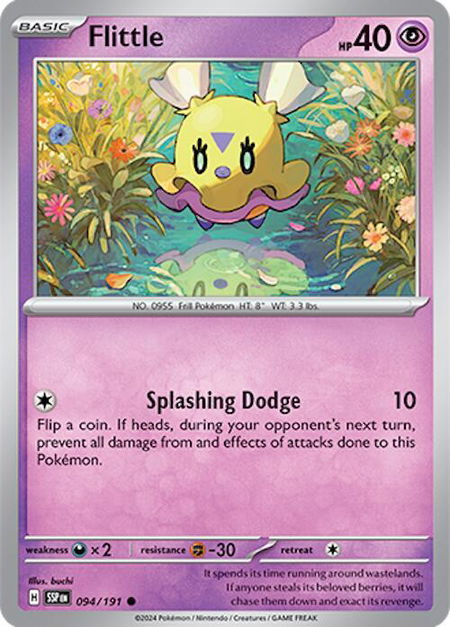 Flittle - SV08: Surging Sparks Pokémon trading card