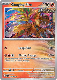 Gouging Fire - SV08: Surging Sparks (SSP) #038/191 - Rare Pokémon Trading Card