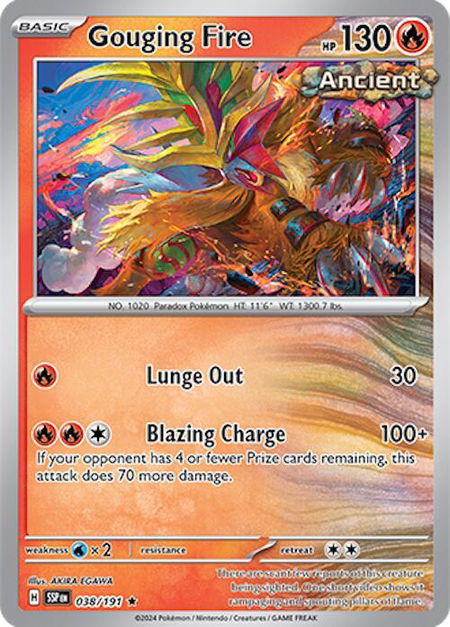 Gouging Fire - SV08: Surging Sparks Pokémon trading card