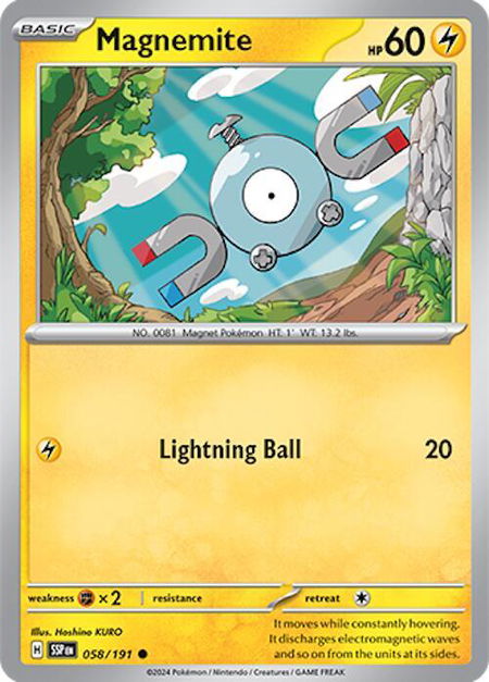 Magnemite - SV08: Surging Sparks Pokémon trading card