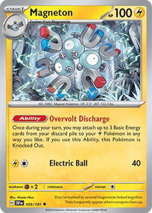 Magneton - SV08: Surging Sparks (SSP) #059/191 - Uncommon Pokémon Trading Card
