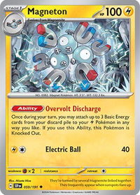Magneton - SV08: Surging Sparks (SSP) #059/191 - Uncommon Pokémon Trading Card
