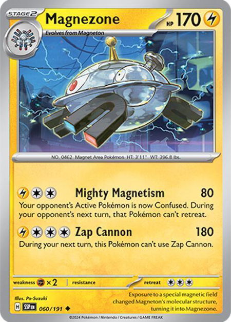 Magnezone - SV08: Surging Sparks Pokémon trading card