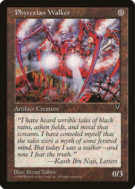 Phyrexian Walker - Visions Magic: The Gathering trading card