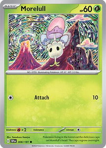 Morelull - SV08: Surging Sparks (SSP) #008/191 - Common Pokémon Trading Card