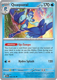 Quaquaval - SV08: Surging Sparks (SSP) #052/191 - Uncommon Pokémon Trading Card