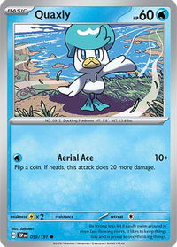 Quaxly - SV08: Surging Sparks (SSP) #050/191 - Common Pokémon Trading Card