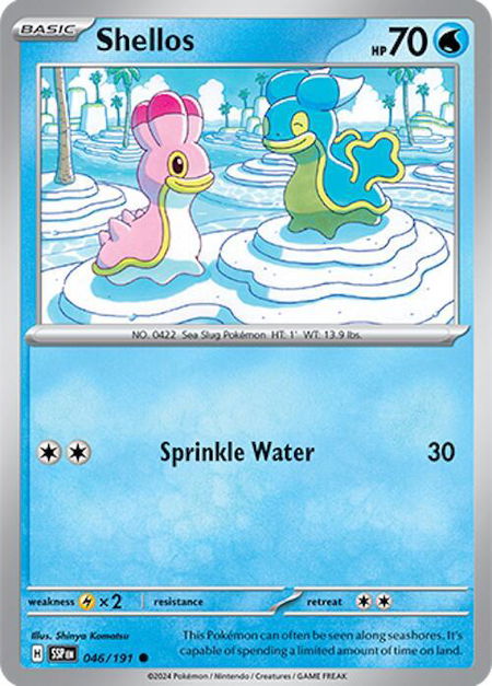 Shellos - SV08: Surging Sparks Pokémon trading card