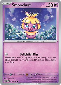 Smoochum - SV08: Surging Sparks (SSP) #075/191 - Common Pokémon Trading Card