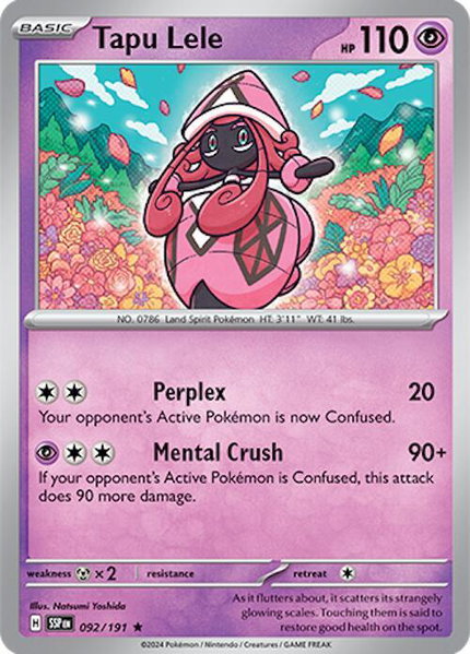 Tapu Lele - SV08: Surging Sparks Pokémon trading card
