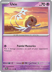 Uxie - SV08: Surging Sparks (SSP) #078/191 - Common Pokémon Trading Card