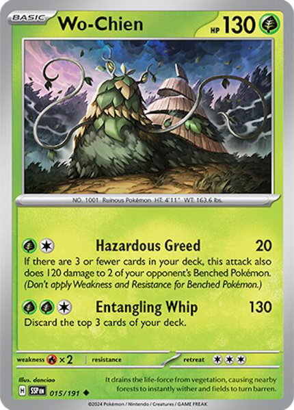 Wo-Chien - SV08: Surging Sparks Pokémon trading card