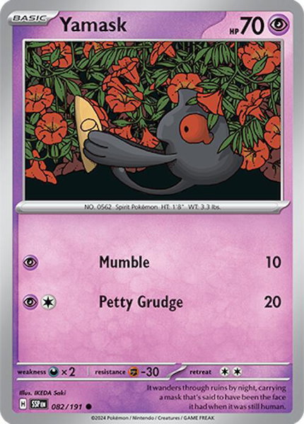 Yamask - SV08: Surging Sparks Pokémon trading card