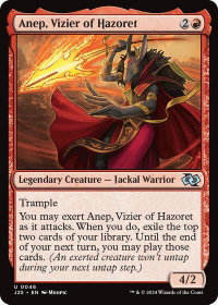 Anep, Vizier of Hazoret (Anime) - Foundations Jumpstart (J25) #46 - Uncommon Magic: The Gathering Trading Card