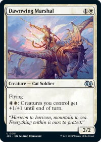 Dawnwing Marshal - Foundations Jumpstart (J25) #1 - Uncommon Magic: The Gathering Trading Card