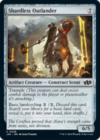 Shardless Outlander - Foundations Jumpstart (J25) #28 - Common Magic: The Gathering Trading Card