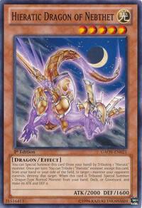 Hieratic Dragon of Nebthet - Galactic Overlord YuGiOh trading card