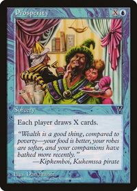 Prosperity - Visions (VIS) #40 - Uncommon Magic: The Gathering Trading Card