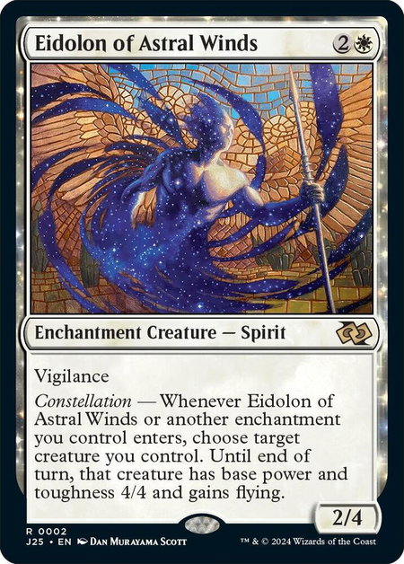 Eidolon of Astral Winds - Foundations Jumpstart Magic: The Gathering trading card