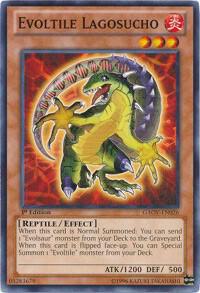 Evoltile Lagosucho - Galactic Overlord YuGiOh trading card