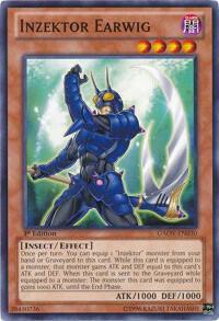 Inzektor Earwig - Galactic Overlord YuGiOh trading card