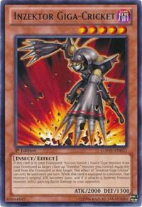 Inzektor Giga-Cricket - Galactic Overlord YuGiOh trading card