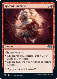Goblin Surprise - Foundations Jumpstart (J25) #16 - Uncommon Magic: The Gathering Trading Card