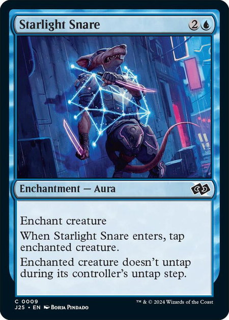 Starlight Snare trading card from Foundations Jumpstart Starlight Snare - Foundations Jumpstart Magic: The Gathering trading card