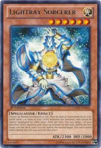 Lightray Sorcerer - Galactic Overlord YuGiOh trading card
