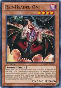 Red-Headed Oni - Galactic Overlord YuGiOh trading card