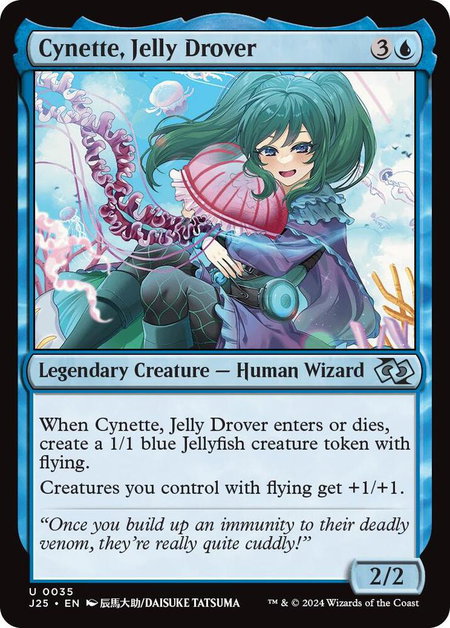 Cynette, Jelly Drover (Anime) - Foundations Jumpstart Magic: The Gathering trading card