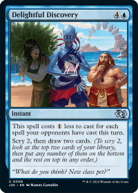 Delightful Discovery - Foundations Jumpstart (J25) #6 - Uncommon Magic: The Gathering Trading Card