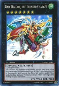 Gaia Dragon, the Thunder Charger - Galactic Overlord (GAOV) #GAOV-EN046 - Super Rare YuGiOh Trading Card