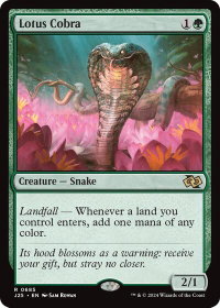 Lotus Cobra - Foundations Jumpstart (J25) #685 - Rare Magic: The Gathering Trading Card