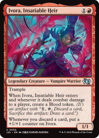 Ivora, Insatiable Heir (Anime) - Foundations Jumpstart (J25) #50 - Uncommon Magic: The Gathering Trading Card