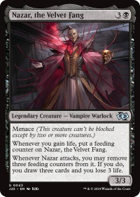 Nazar, the Velvet Fang (Anime) - Foundations Jumpstart (J25) #43 - Uncommon Magic: The Gathering Trading Card