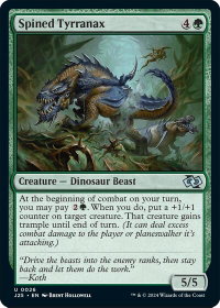 Spined Tyrranax - Foundations Jumpstart (J25) #26 - Uncommon Magic: The Gathering Trading Card