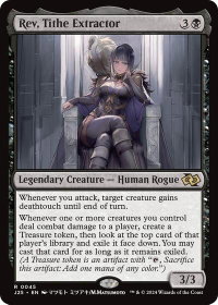 Rev, Tithe Extractor (Anime) - Foundations Jumpstart (J25) #45 - Rare Magic: The Gathering Trading Card