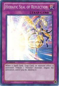 Hieratic Seal of Reflection - Galactic Overlord (GAOV) #GAOV-EN072 - Super Rare YuGiOh Trading Card