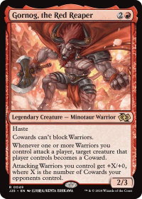 Gornog, the Red Reaper (Anime) - Foundations Jumpstart (J25) #49 - Rare Magic: The Gathering Trading Card