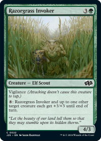 Razorgrass Invoker - Foundations Jumpstart (J25) #22 - Common Magic: The Gathering Trading Card