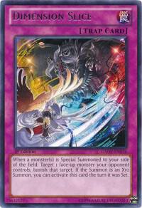 Dimension Slice - Galactic Overlord YuGiOh trading card