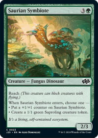 Saurian Symbiote - Foundations Jumpstart (J25) #23 - Common Magic: The Gathering Trading Card
