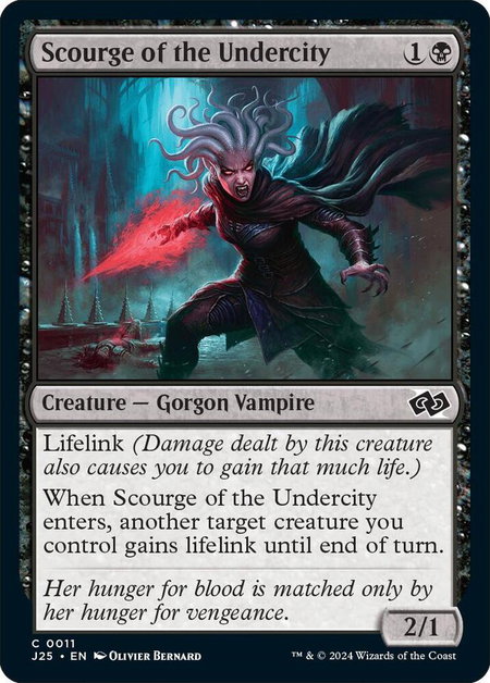 Scourge of the Undercity - Foundations Jumpstart Magic: The Gathering trading card