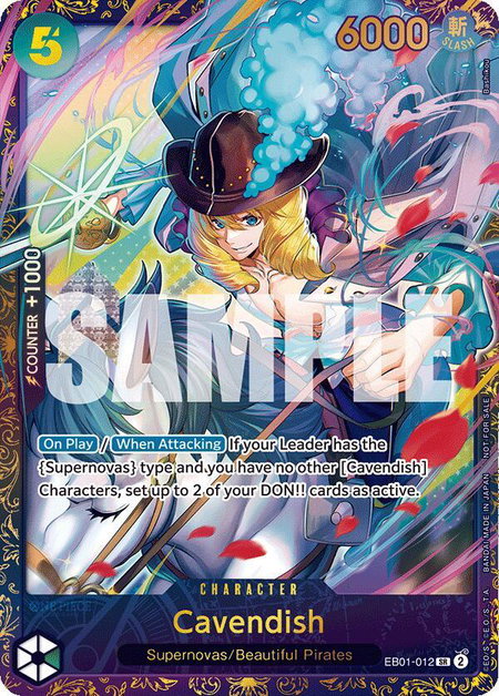 Cavendish (Treasure Cup 2024) - One Piece Promotion Cards One Piece trading card